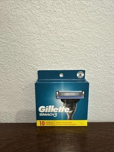 Gillette Mach3 Ricarica Lama Rasoio, 10 Cartucce - Nuovo/Sigillato - Foto 1 di 1
