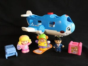 Fisher-Price Little People Flugzeug Travel Together Fahrzeug, Dutch Speech, - Bild 1 von 9