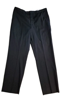 Pantalones de vestir negros de lana para hombre Loro Piana Super 120 36x32 vintage Saks Fifth Ave Foto 1 de 4