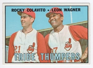 1967 Topps TRIBE THUMPERS Colavito - Wagner #109 VG - Picture 1 of 2