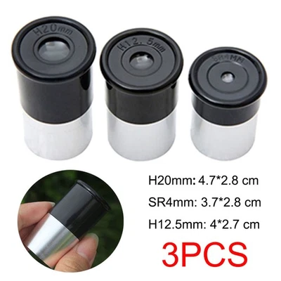 EE. UU. 3 piezas Telescopio Pequeño 0.965" Ocular 4mm 12.5mm 20mm Astronomía Fotografía Foto 1 de 4