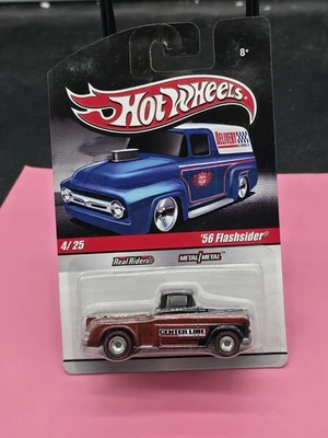 Camioneta pickup Flashsider Hot Wheels Delivery '56 1:64 Real Riders línea central RR Foto 1 de 2
