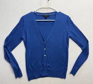 Banana Republic Womens Blue Cardigan Sweater Button-Down V-Neck Lightweight SM - Picture 1 of 10