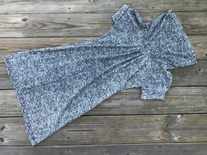Kenneth Cole NewYork Girl Dress Winter Turtle Neck Gray Silk Blend Dress Size XS - Picture 1 of 8