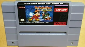 The Magical Quest Mickey Mouse for Super Nintendo SNES NTSC USA Version Capcom - Picture 1 of 2