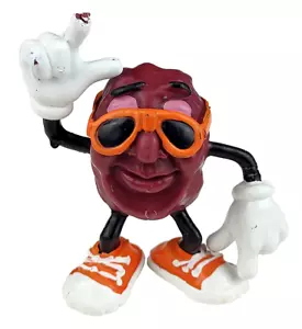 Vintage 1987 California Raisins "Orange Sunglasses" PVC Figure Applause Toy - Picture 1 of 3