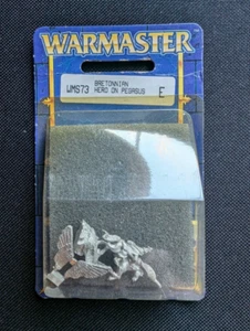 Games Workshop Warhammer Warmaster Bretonnian Hero on Pegasus NIB - 10mm - Picture 1 of 1