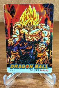TARJETA HOLOGRÁFICA DRAGON BALL Z #203 - PERÚ, AÑO 1995 - Imagen 1 de 9