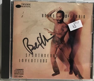 MUSIC CD IN CASE (COVER SIGNED) - BOBBY MCFERRIN - SPONTANEOUS INVENTIONS (#2) - Bild 1 von 1