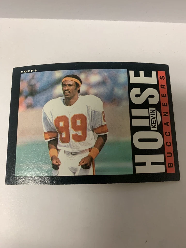 1985 Topps NFL Kevin House Tampa Bay Buccaneers  - Image 1 of 1