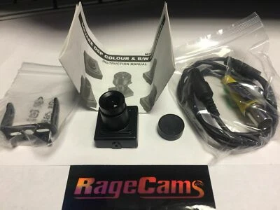 KT&C KPC-E700NUB 750TVL Mini Square Security CCTV Camera 3.6mm Lens 12v DC 960h - Image 1 of 3