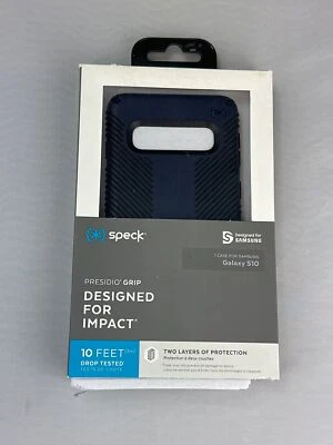 Capa Speck Presidio Grip para Samsung Galaxy S10 - Azul Eclipse/Preto - Imagem 1 de 2