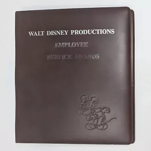 Walt Disney Productions Employee Service Awards 3 Ringbuch Mickey Mouse selten - Bild 1 von 8