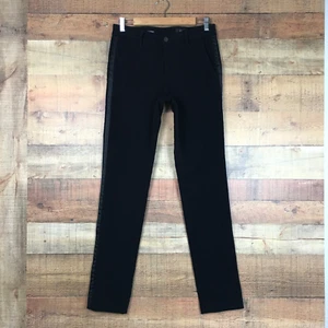 AG The Marshall Slim Tuxedo Trouser Black Cotton Stretch Pants Men's Sz 29 - Picture 1 of 20