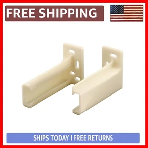 Supportive Drawer Track Back Plates – 3/8 In. x 1 In., 75 lbs Capacity, 1 Pair - Picture 1 of 6