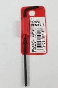 Bondhus BL 2mm Ball End L-Wrench - Picture 1 of 3