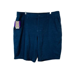 Pantaloncini Hang Ten Uomo 40 Blu Asciugatura Rapida Tasche 4 Vie Elasticizzati Leggeri NUOVI 9" - Foto 1 di 9