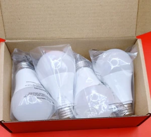 Dusk to Dawn LED Outdoor Light Bulbs 40W Equivalent A19 Automatic On/Off Sensor - Picture 1 of 8