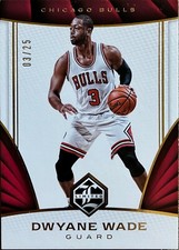 2016-17 Panini Limited Silver Spotlight Dwyane Wade /25 Chicago Bulls