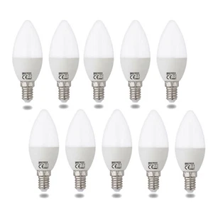 5x 10x 4 Watt E14 Kerze Birne LED Leuchtmittel Lampe Kerzenform 250 Lumen  - Bild 1 von 3