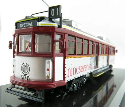 Cooee Static W6 CLASS DIECAST MELBOURNE TRAM BENDIGO RESTAURANT Nine Seven 1:76 - Image 1 of 4