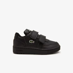 Boy's Trainers Lacoste Infants T-Clip in Black - Picture 1 of 4
