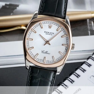 Rolex Cellini Danaos 18k (0,750) Gold Handaufzug Herrenuhr Ref. 4243 - Bild 1 von 13