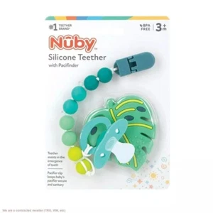 Nuby Silikon Baby Zähne Schnuller Schnuller beruhigend BPA-frei Handfläche Neu - Bild 1 von 6