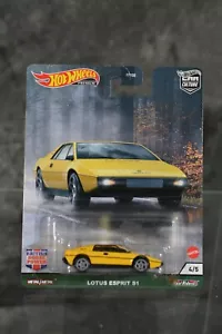 Hot Wheels Premium Diecast British Horse Power Real Riders Lotus Esprit S1 - Picture 1 of 2