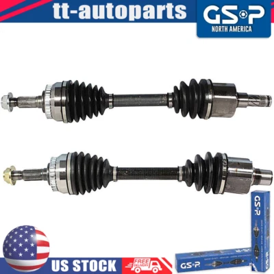 Front Left Right Fits 1999-2002 SAAB 9-3(L4 2.0L 1985CC) 2x CV Axle Shaft - Image 1 of 4