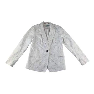 Boden blazer women's size 10 white embroidered cotton - Picture 1 of 10