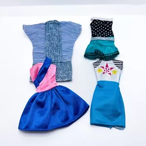 Lote de vestidos azules blancos rosas negros para muñeca Barbie Fashionistas estándar (leer) - Imagen 1 de 9