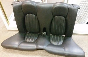 '98-03 JAGUAR XK8 REAR SEATS BACK AND BOTTOM BLACK - Picture 1 of 4