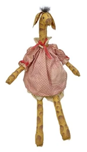 22” Giraffe Plush Shelf Sitter Primitive Folk Art - Picture 1 of 6