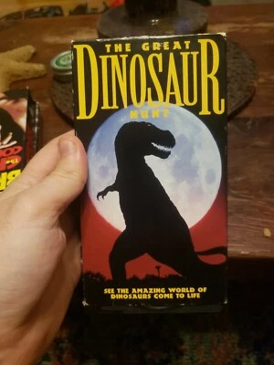 The Great Dinosaur Hunt VHS Goodtimes 1993 OOP Paleontology HTF - Image 1 of 4