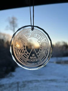 Crystal Ornament EOT Engine Order Telegraph Maritime USNA US Naval Academy - Bild 1 von 7