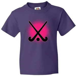 Inktastic Field Hockey Team Player Coach Gift Youth T-Shirt Member Coaching Tee - Picture 1 of 5