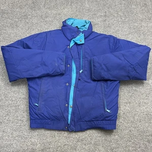 Vintage LL Bean Jacket Mens 52 Regular Blue Down Insulated Winter Coat 90s USA - Picture 1 of 12