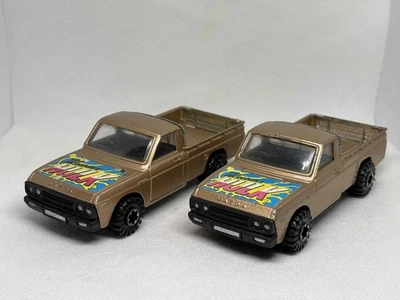 2 x Camioneta pickup Corgi Incredible Hulk 264 Mazda B 1600 fundida a presión años 70 escala 1/36 Foto 1 de 4