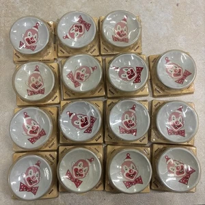 1950s NOS Amerock Child's Kid's Story Book Drawer KNOBS Clown Lot of 15 Sealed - Picture 1 of 4