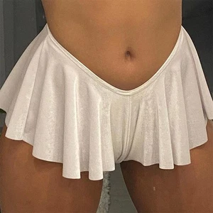 Sexy Women's Pleated Mini Skirt Schoolgirl Micro Short Dress Cosplay Clubwear. - Picture 1 of 14