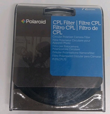 Polaroid 72mm CPL Pol Circular Filter PLFILCPL72 - Image 1 of 3