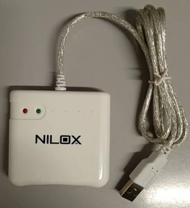 NILOX SMART CARD READER HARD DISK USB 2.0 LETTORE TESSERE COME NUOVO - Foto 1 di 2