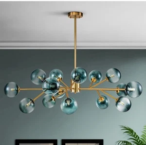 Sputnik Chandelier Light Molecular Ceiling Pendant Modern Ceiling Glass Ball Lam - Picture 1 of 7