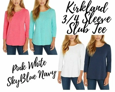 Женская хлопковая футболка Kirkland Signature - Изображение 1 из 4