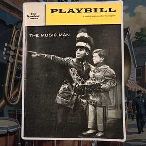 June 27th, 1960 - Broadway Theatre Playbill - The Music Man - Bert Parks - Picture 1 of 2