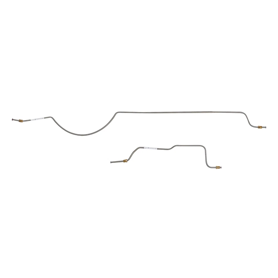 Líneas de freno de eje trasero 8 3/4 de acero inoxidable para Dodge Charger 1970 RRA7001SS Foto 1 de 1