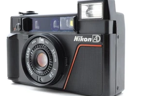 Nikon L35AD ISO 1000 Black 35mm Point & Shoot Film Camera [Near MINT] From Japan - Picture 1 of 19