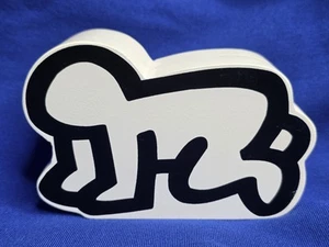 Keith Haring coin bank money box piggy bank wooden collectible decorative - Picture 1 of 6