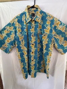 Vintage Royal Creations Mens Large 4xL Hawaiian Aloha Shirt Hibiscus Floral - Picture 1 of 9